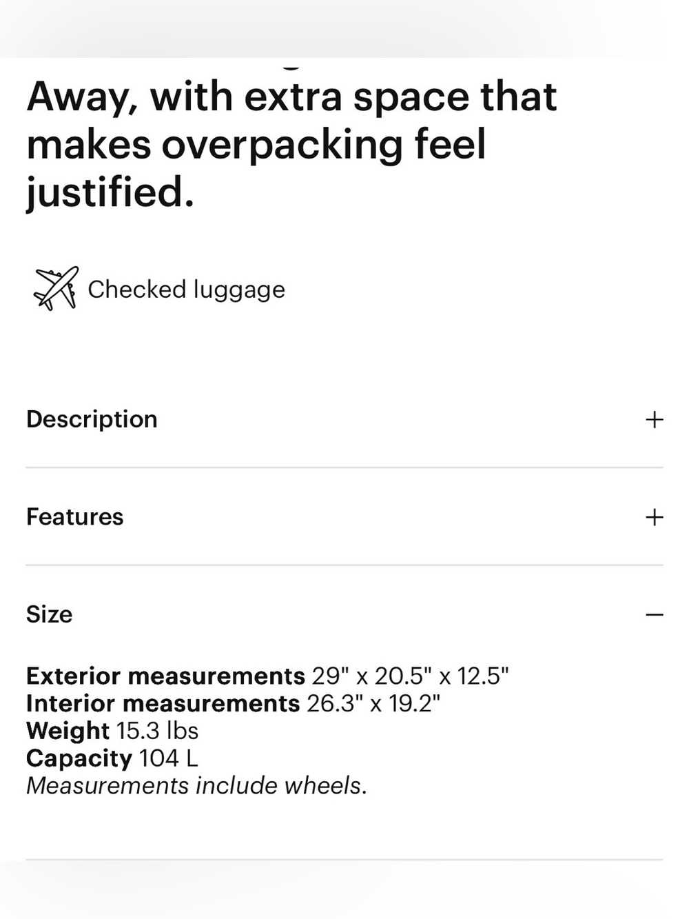 Away The Large Aluminum Edition Checked Luggage in Silver - Picture 4 of 13